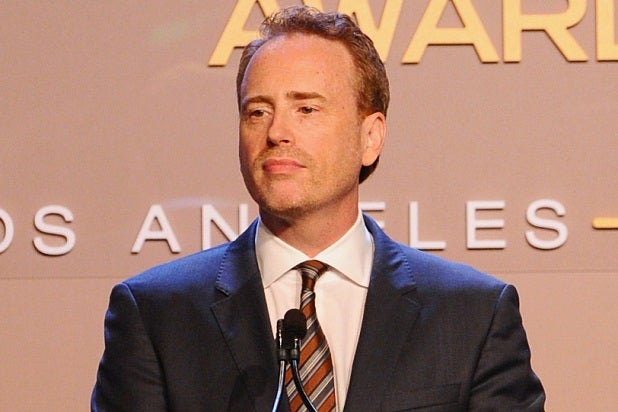 BEVERLY HILLS, CA - OCTOBER 17: GLSEN Respect Chairman's Award recipient Bob Greenblatt speaks onstage during the 10th annual GLSEN Respect Awards at the Regent Beverly Wilshire Hotel on October 17, 2014 in Beverly Hills, California. (Photo by Jonathan Leibson/Getty Images for GLSEN Respect Awards-Los Angeles)