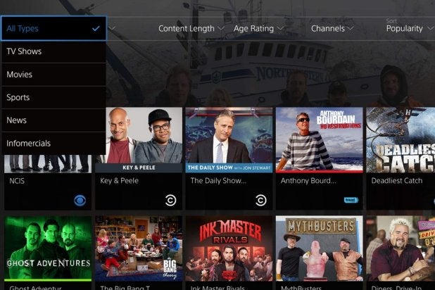 Sony Launching TV Service Playstation Vue Available Through 