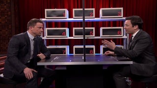 Channing Tatum Can’t Lie About ET in a Sleeping Bag on ‘Tonight Show’ ‘Box of Lies’ (Video)