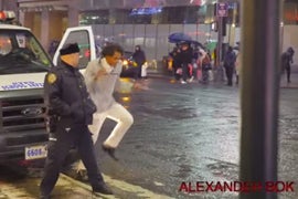 NYPD Shove Man Attempting Ellen DeGeneres Dance Dare to the Ground: ‘You F–kin’ Kidding Me, Bro?’ (Video)