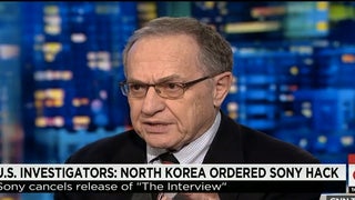 Alan Dershowitz on Sony Canceling ‘The Interview’: ‘This is Pearl Harbor on the First Amendment’  (Video)