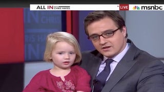 Watch Adorable Video of Chris Hayes’ Daughter Reading the News (Video)