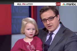 Watch Adorable Video of Chris Hayes’ Daughter Reading the News (Video)