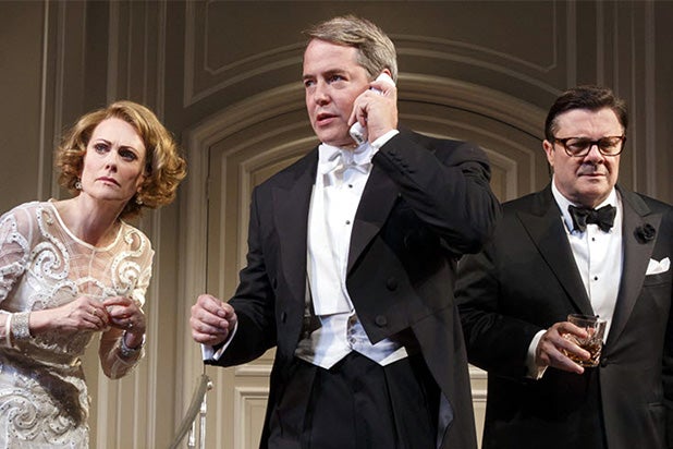Megan Mullally, Matthew Broderick and Nathan Lane star in It's Only a Play