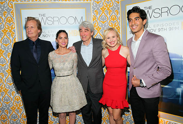 The Newsroom Exit Interview Dev Patel Is A Handful Sam