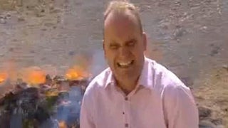 Watch a BBC Reporter Get Super High Off of 8.5 Flaming Tons of Opiates (Video)