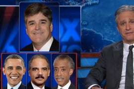 Jon Stewart Goes Bonkers on Fox News, Ferguson ‘Race-Baiting Puppeteers’ (Video)