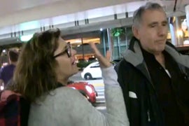 Sony’s Amy Pascal Gets Bombarded by Paparazzi at LAX (Video)