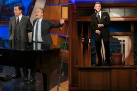‘Colbert Report’ vs. ‘Late Late Show’ Finale Musical Numbers: Who Sang It Best? (Poll, Video)