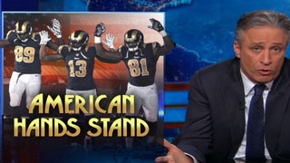 Jon Stewart Rips St. Louis Cops for Ironic Apology, Punishment Demands From NFL’s Rams (Video)
