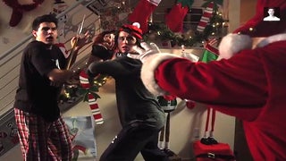 Vine Stars Nash Grier, Christian Delgrosso Sword Fight Over Santa in New Christmas Skit (Video)