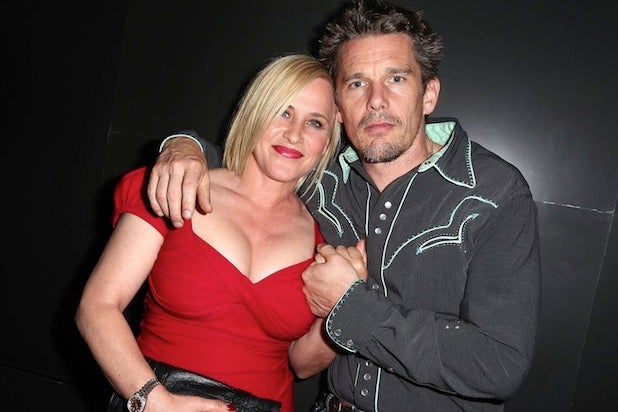 Patricia Arquette and Ethan Hawke