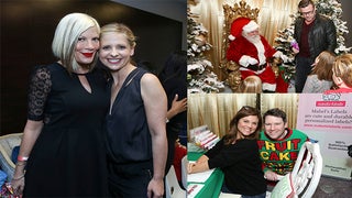 Inside Santa’s Secret Workshop With Sarah Michelle Gellar, Tori Spelling, Kristin Davis, Donald Faison (Video)