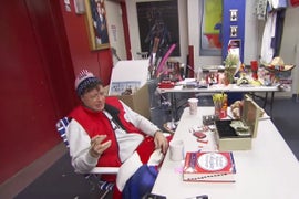Stephen Colbert Holds Epic Yard Sale, Unveils Super-Creepy Self-Portrait on Studio Roof (Video)