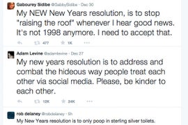 Hollywood’s New Year’s Resolutions 2015: Less Taylor Swift, More Tortilla Chips