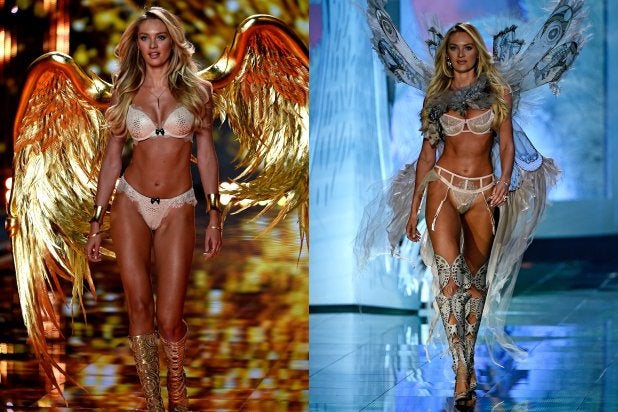 Candice Swanepoel at the 2014 Victoria's Secret Fashion Show Candice Swanepoel at the 2014 Victoria's Secret Fashion Show