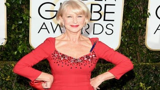 Golden Globe Awards: Helen Mirren Dazzles in Red at 69