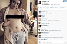 Lena Dunham Has Fun With Pasties on Instagram Before the Golden Globes (Photos)
