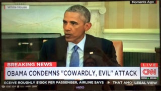 President Obama Condemns ‘Cowardly, Evil’ Paris Terror Attack on Charlie Hebdo