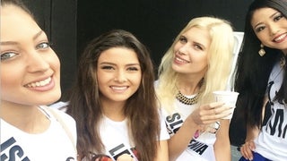 Lebanon in a Fury Over Photobomb Between Miss Israel and Miss Lebanon