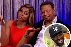 ‘Empire’ Stars Taraji P. Henson, Terrence Howard Respond to 50 Cent Diss (Video)