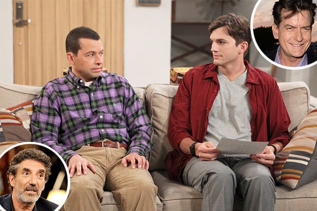 Charlie Sheen Two And A Half Men Appearance Chuck Lorre Coy Jon