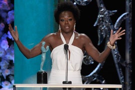 Viola Davis Wins SAG Award, Thanks ABC for Casting ’49-year-old Dark Skin African-American Woman’