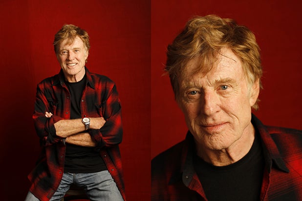 "A Walk in the Woods" star Robert Redford, photographed by Patrick Fraser at TheWrap's Kia photobooth during the 2015 Sundance Film Festival in Park City, Utah on Jan. 23, 2015.