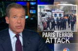Brian Williams reports on Paris terror attacks on newspaper Charlie Hebdo for NBC Nightly News