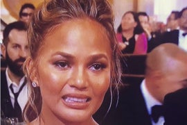 Golden Globe Awards: Chrissy Teigen’s Cry Face Gets Memed (Photos)