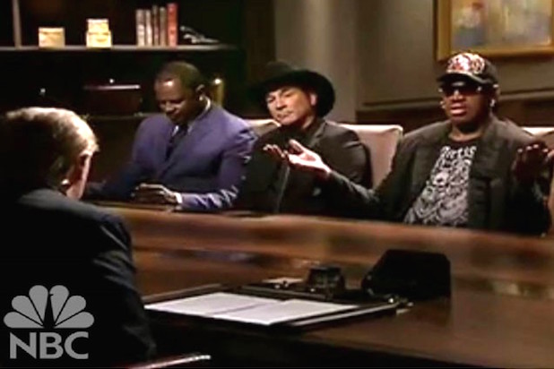 dennis-rodman-clint-black celebrity apprentice dennis-rodman-clint-black celebrity apprentice