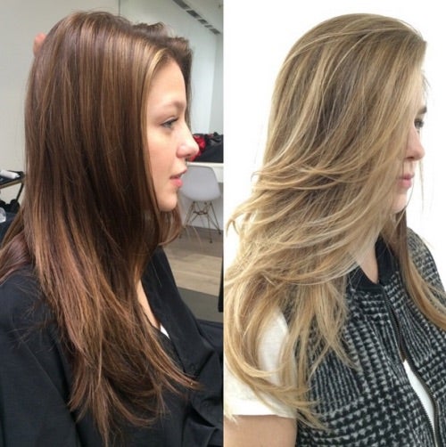 melissa benoist blonde supergirl cbs