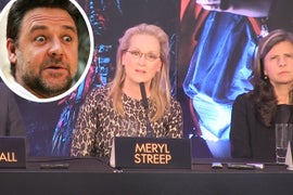 Meryl Streep Defends Russell Crowe’s Controversial Comments on Age in Hollywood (Video)