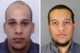 Police are seeking Said Kouachi, left, and Cherif Kouachi, right