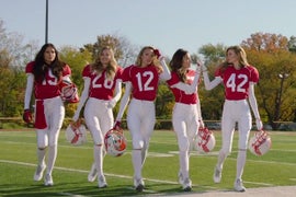 Victoria’s Secret Models Gear Up for the Super Bowl in Online Ad (Video)