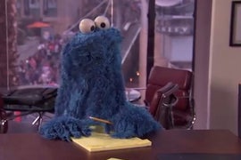 Jimmy Kimmel Hires the Cookie Monster to Write Late-Night Jokes (Video)