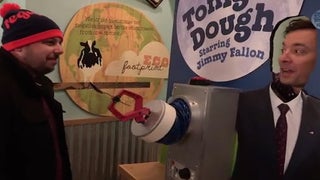 Jimmy Fallon Secretly Feeds Fans Ben & Jerry’s Ice Cream (Video)