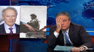 Jon Stewart Can’t Believe Fox News Outrage Over ‘American Sniper’ Oscars ‘Snub’ (Video)