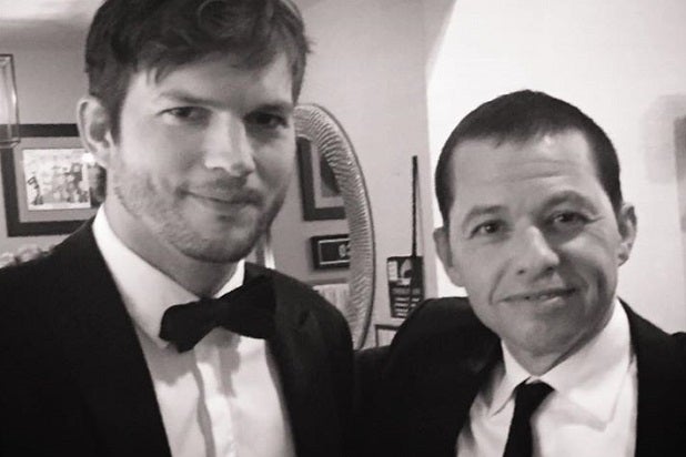 Ashton Kutcher Writes Farewell Note to 'Two and a Half Men' Co-Star Jon  Cryer: 'You Are a True Partner'
