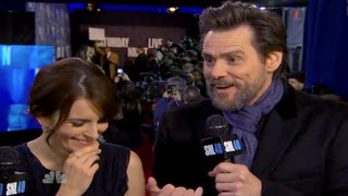 Jim Carrey Mocks Brian Williams to His NBC News Colleagues During ‘SNL’ Anniversary Pre-Show (Video)