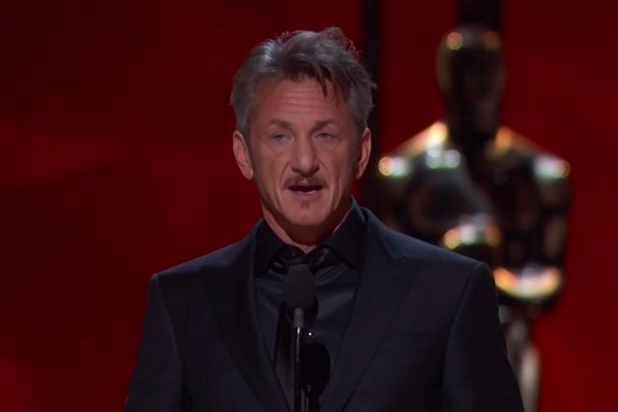 Sean Penn Presents at the Oscars Sean Penn Presents at the Oscars