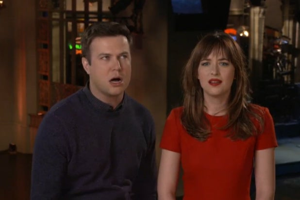 Taran Killam Dakota Johnson SNL