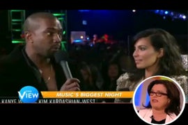 ‘View’ Hosts Tight-Lipped on Rosie O’Donnell Exit, Rip Kanye West for Grammy Rudeness