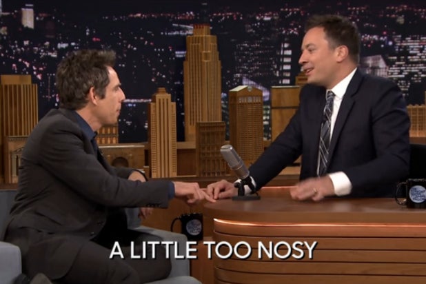 Ben Stiller, Jimmy Fallon Share Sexual Tension During 'Emotional