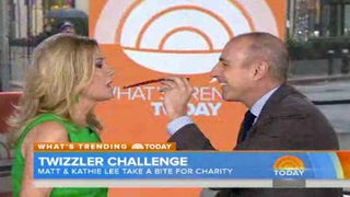 ‘Today Show’ Fires Up Next Ice Bucket Challenge With Matt Lauer, Kathie Lee Gifford — And a Twizzler (Video)