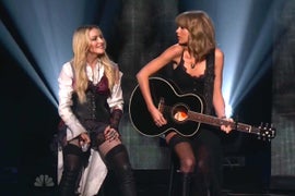iHeartRadio Music Awards: Taylor Swift Backs Up Madonna on ‘Ghosttown’ (Video)