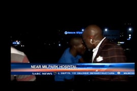 South African Journalist Mugged Before Going Live On-Air (Video)