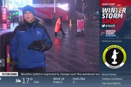 Jimmy Kimmel Proves the Weather Channel Desperately Needs a New ‘Winter Storm Thor’ Pun (Video)