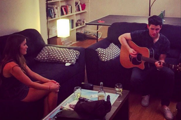 Nick Jonas Surprises La S Saucey App Users With Booze Deliveries Performances Photos