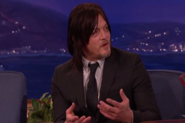 Walking Dead' Star Norman Reedus Explains Why He Licks His ...